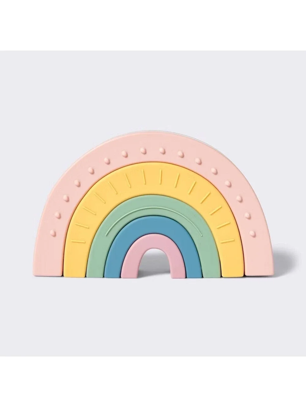 Cloud Island New Open Box Pastel Rainbow Stacking Toy